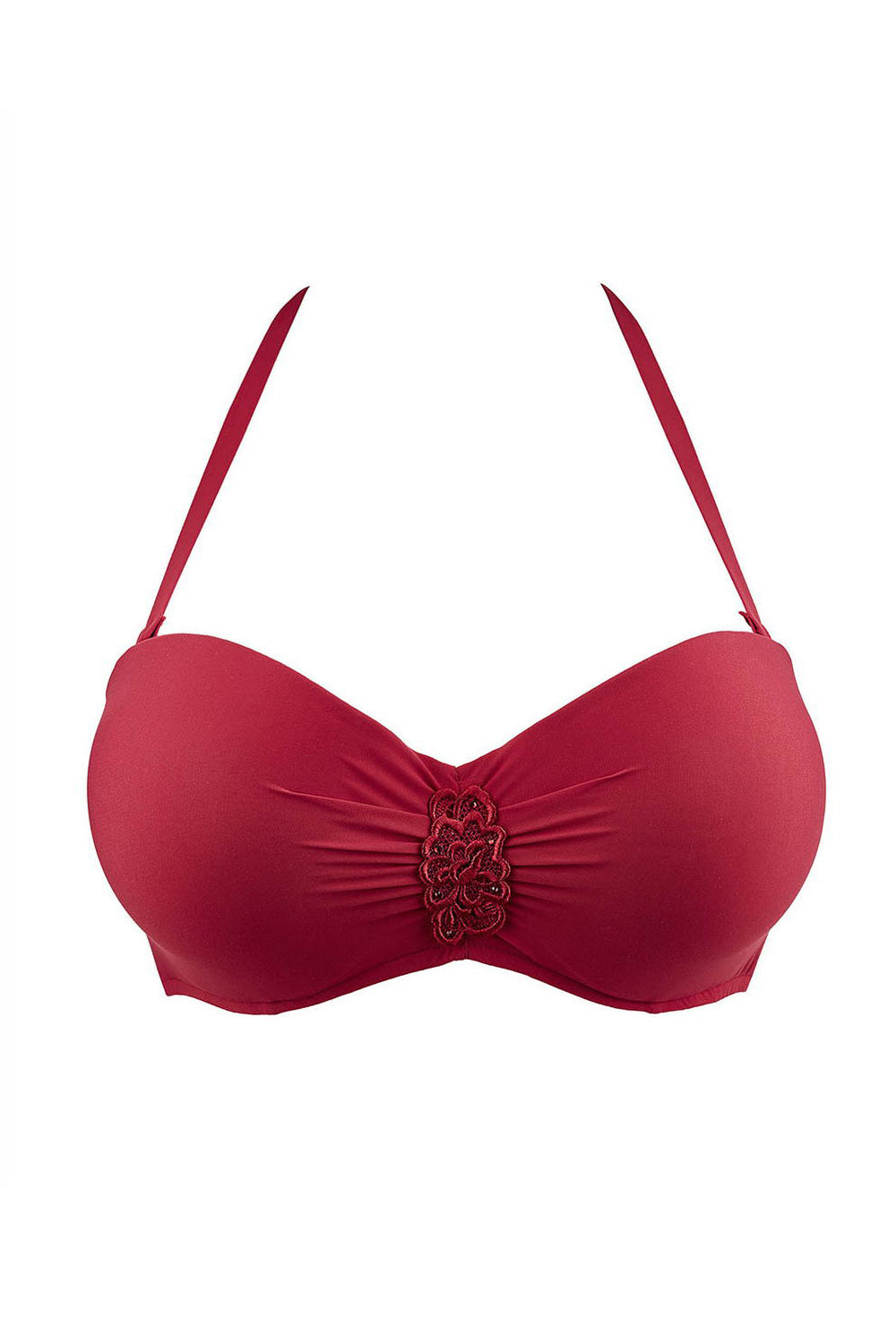 Купальний бюстгальтер бандо HQ06D Eclat d'Oasis rouge Aubade