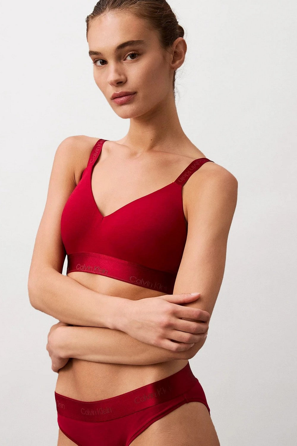 Бавовняний бюстгальтер 35081220 red