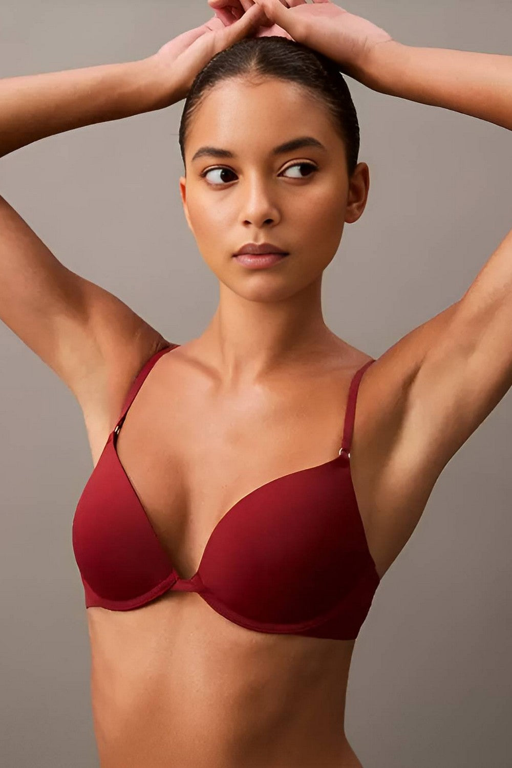 Базовый бюстгальтер пуш-ап 615229286 red