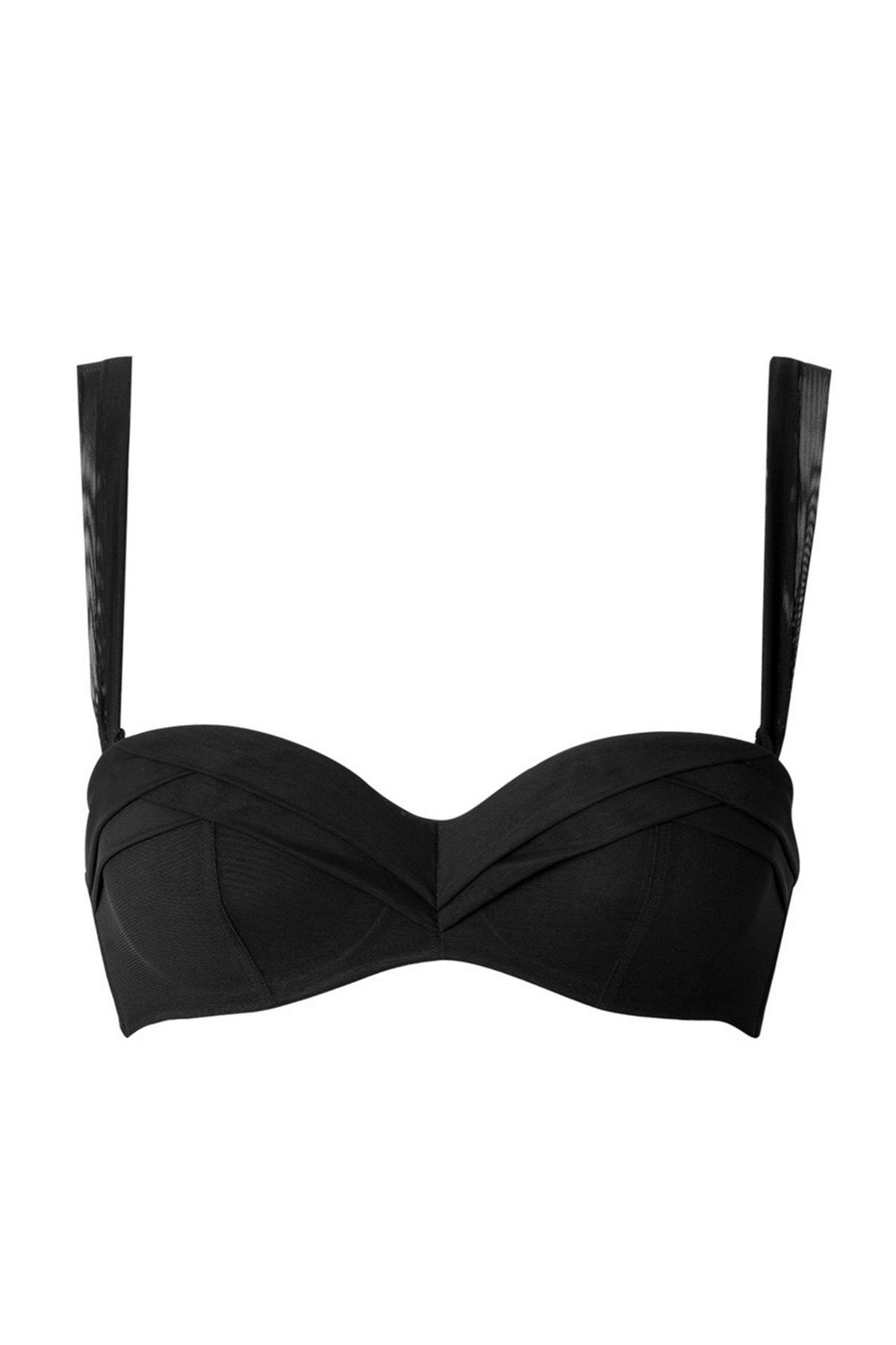 Бюстгальтер балконет пуш-ап 0042/9A63 noir