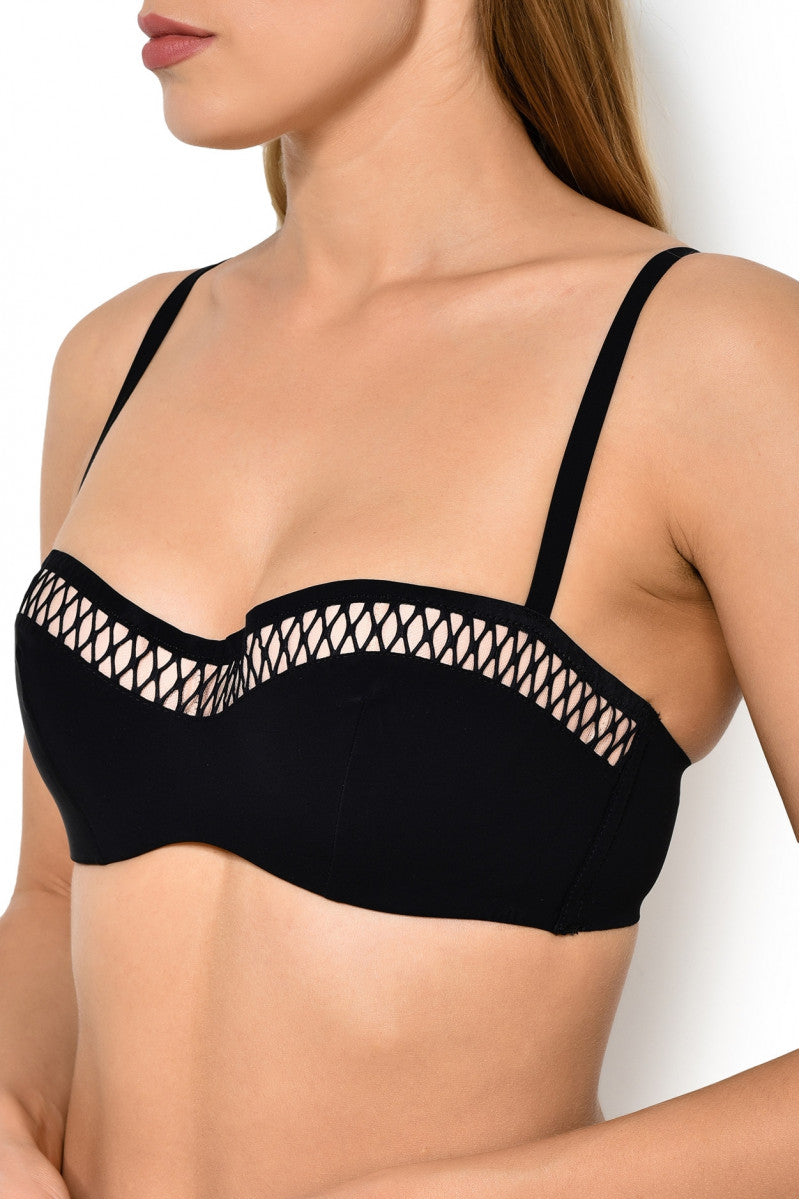 Бюстгальтер балконет 01C2 noir