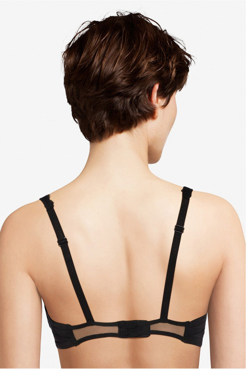 Бюстгальтер балконет з мереживом 07D1 noir