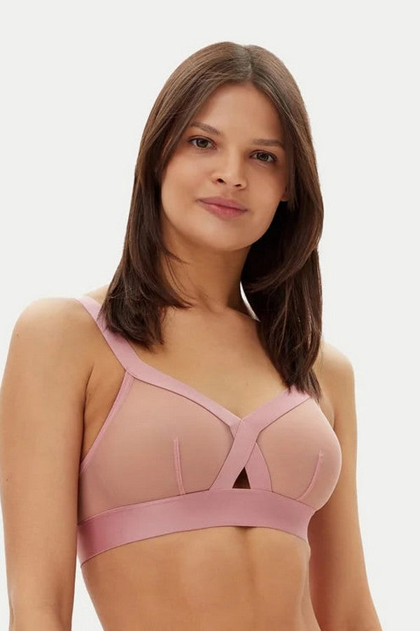 Мягкий бралет из микросетки DK4084 lilas