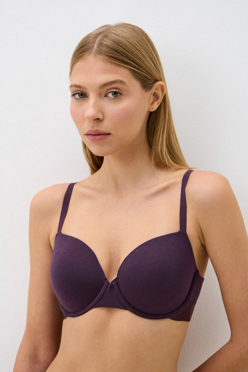 Бюстгальтер с плотными чашками DK7511 plum per