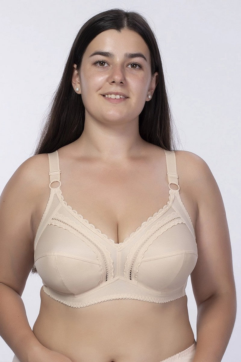 Мягкий бюстгальтер без косточек 106 beige