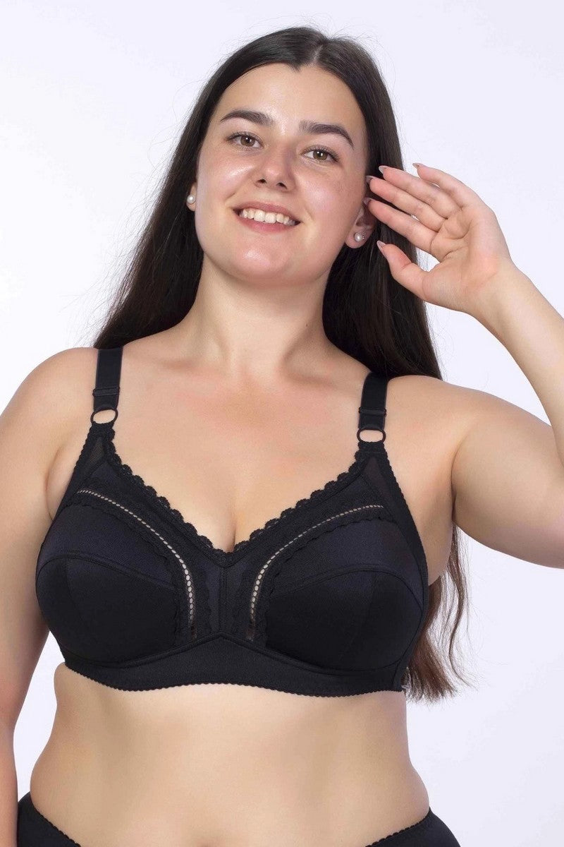 Мягкий бюстгальтер без косточек 106 black