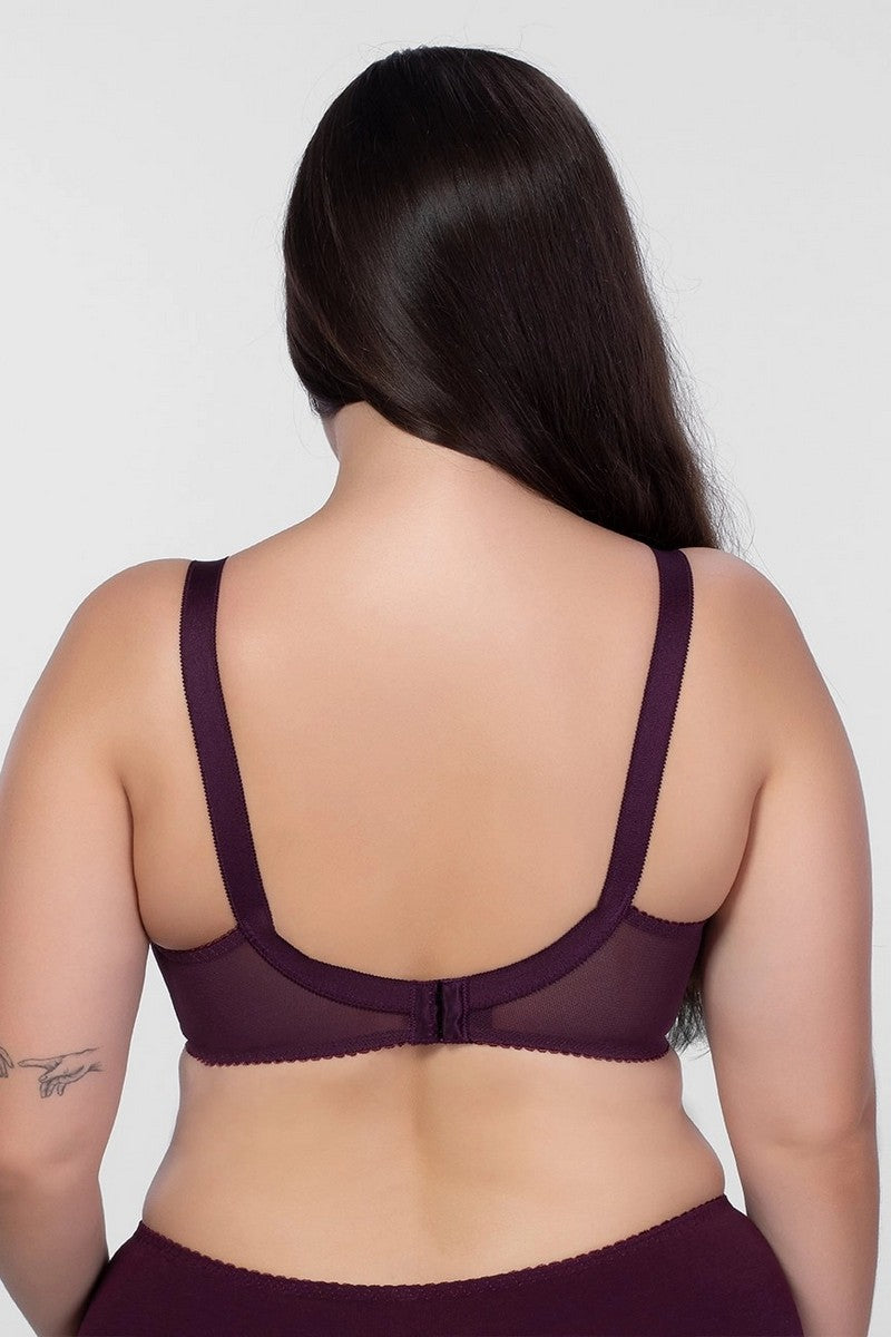 Мягкий бюстгальтер без косточек 106 plum wine