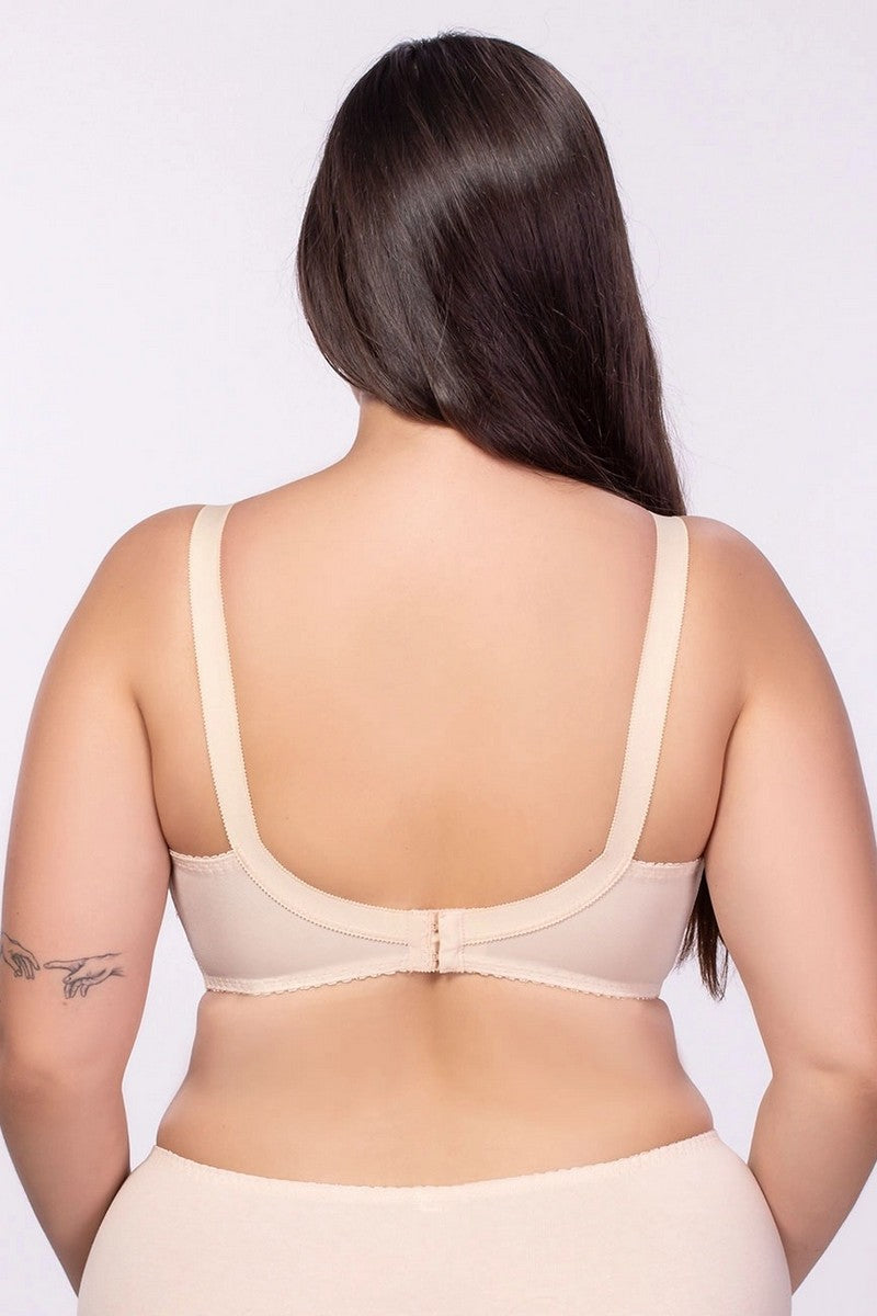Мягкий бюстгальтер без косточек с боковой коррекцией 120 beige