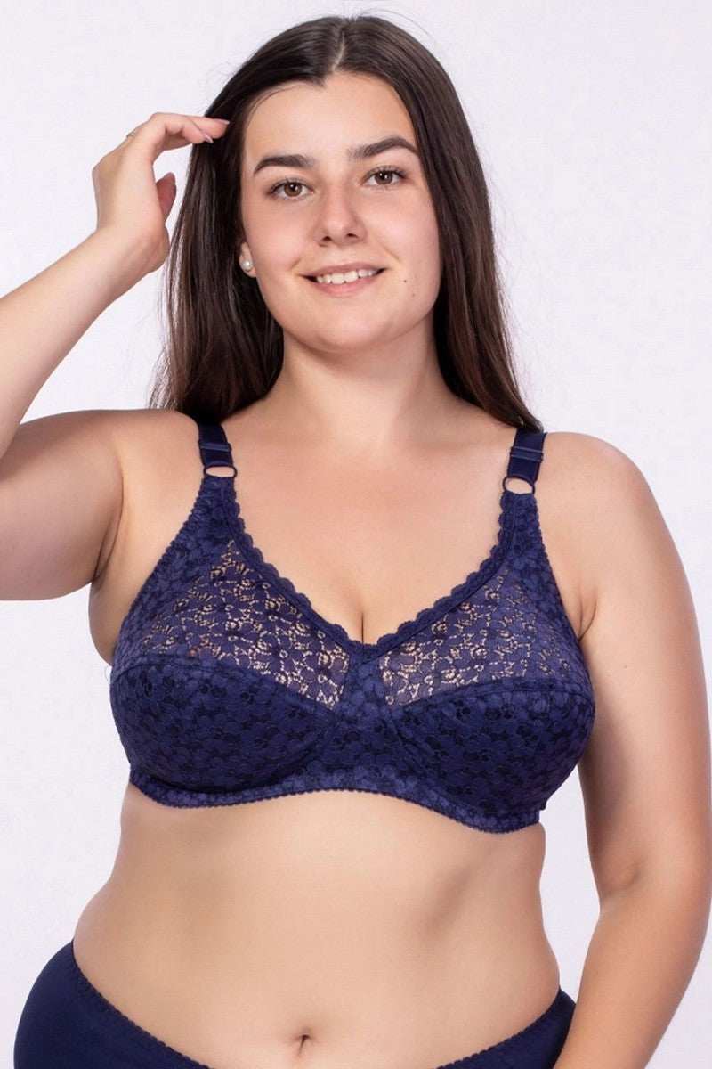 Мягкий бюстгальтер без косточек с боковой коррекцией 120 blue