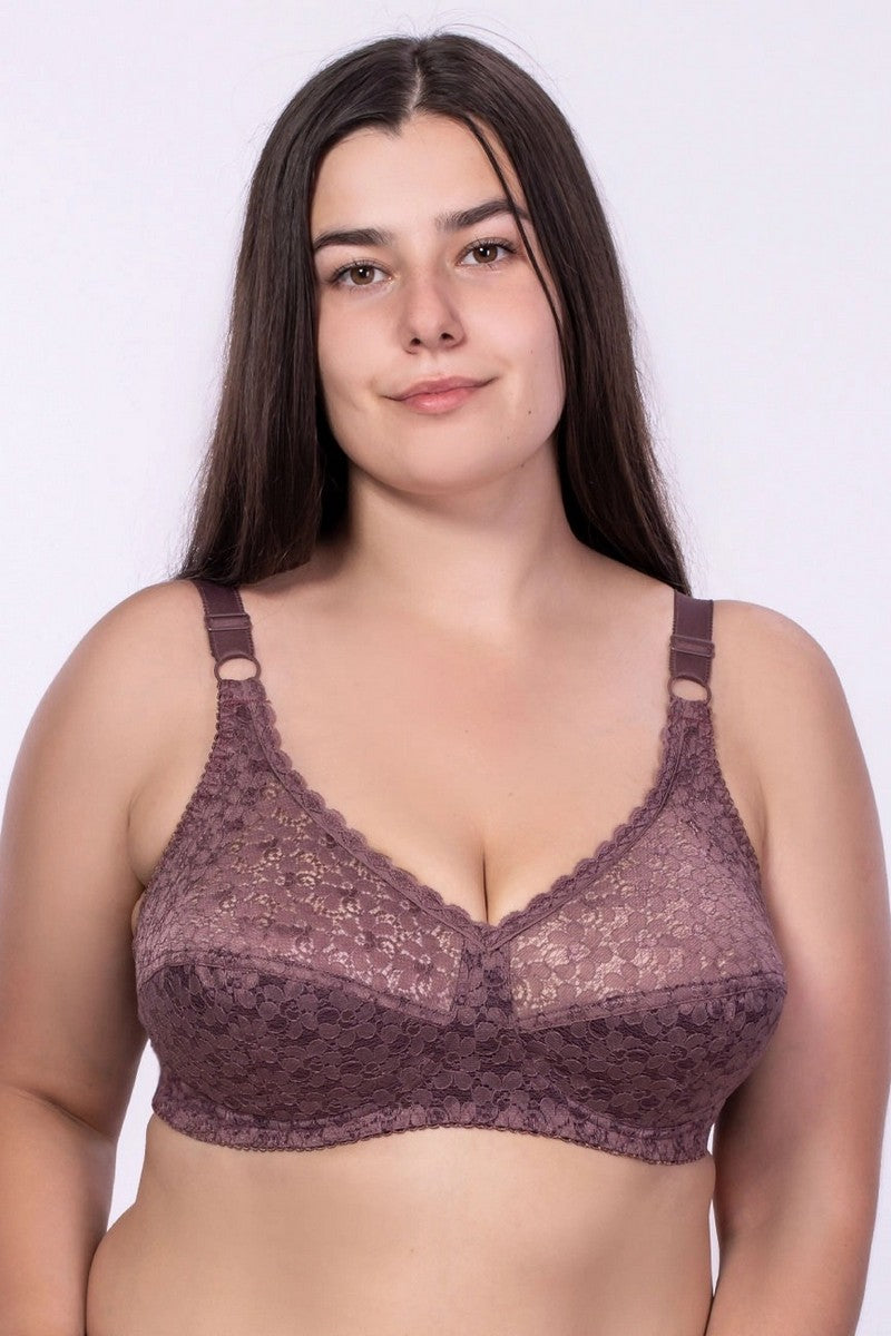 Мягкий бюстгальтер без косточек с боковой коррекцией 120 irish coffee