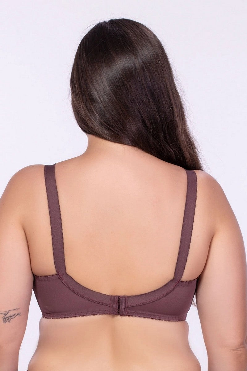 Мягкий бюстгальтер без косточек с боковой коррекцией 120 irish coffee
