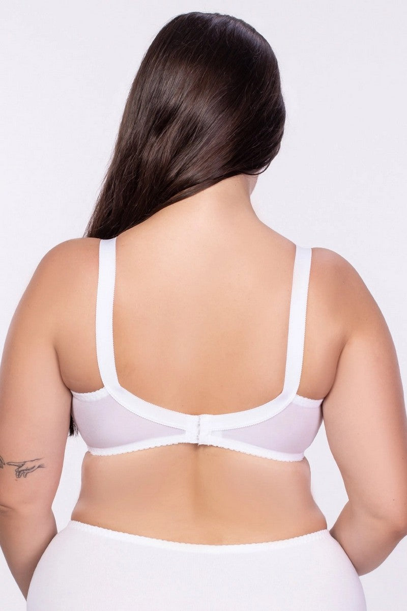 Мягкий бюстгальтер без косточек с боковой коррекцией 120 white