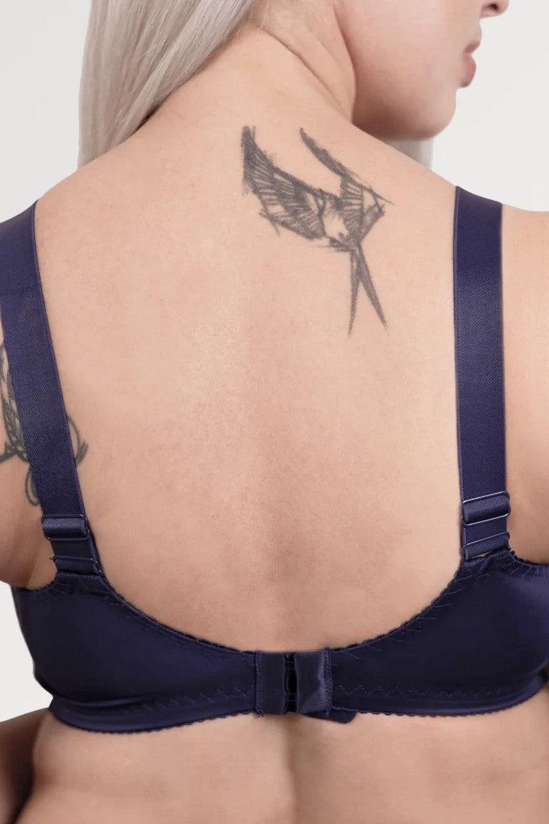 Хлопковый бюстгальтер без косточек 1403 blue