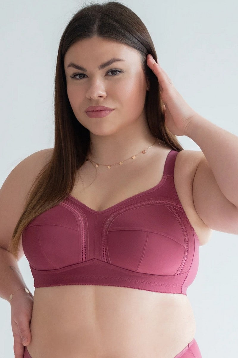 Мягкий бюстгальтер без косточек 1405 marsala