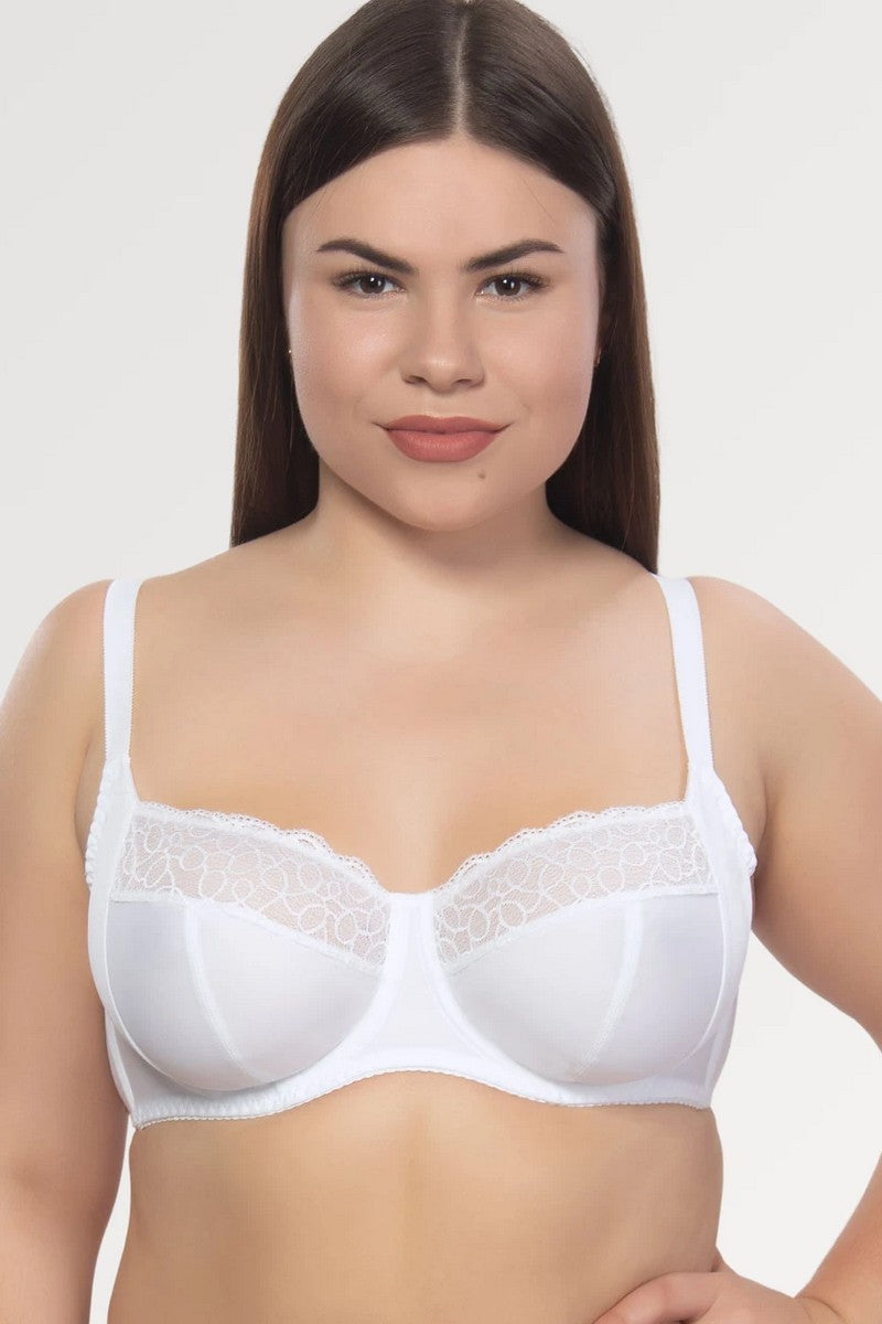 Мягкий бюстгальтер с боковой коррекцией 1504/008 white