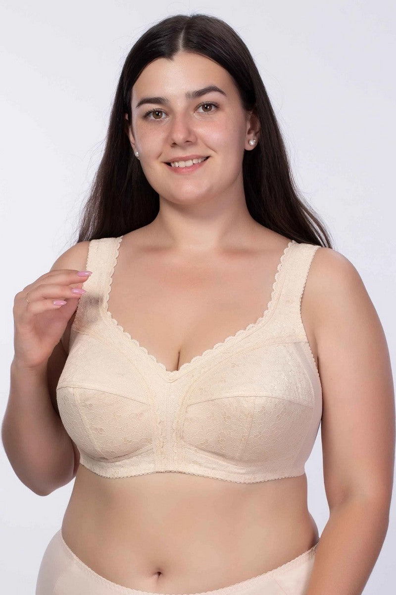 Кружевной бюстгальтер без косточек 215 beige