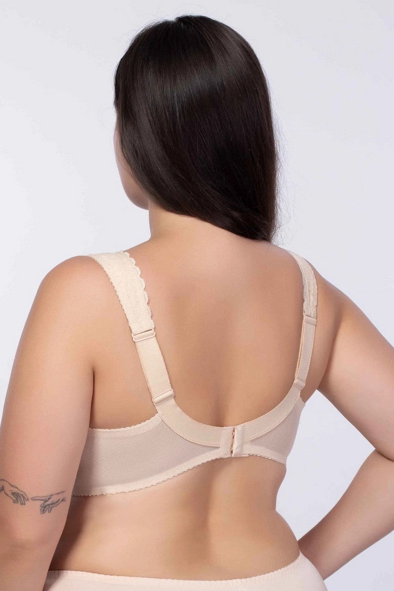 Кружевной бюстгальтер без косточек 215 beige