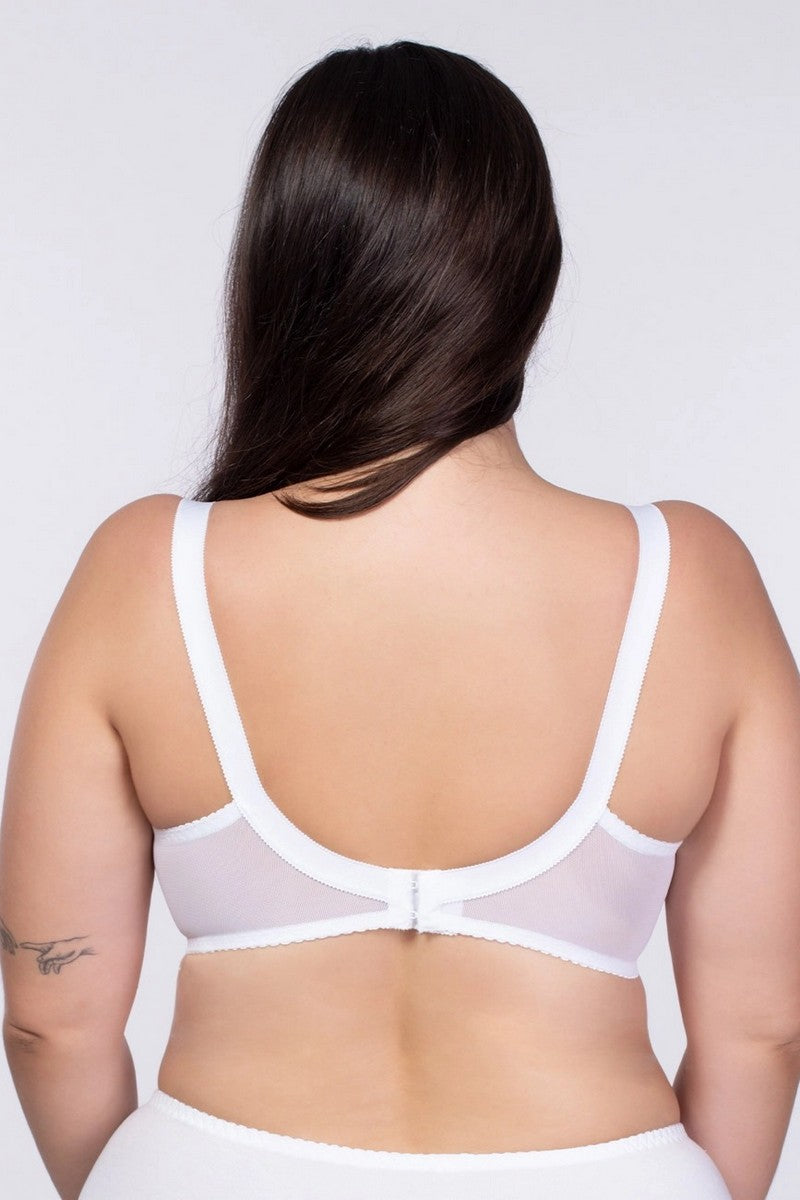 Хлопковый бюстгальтер без косточек 233 white