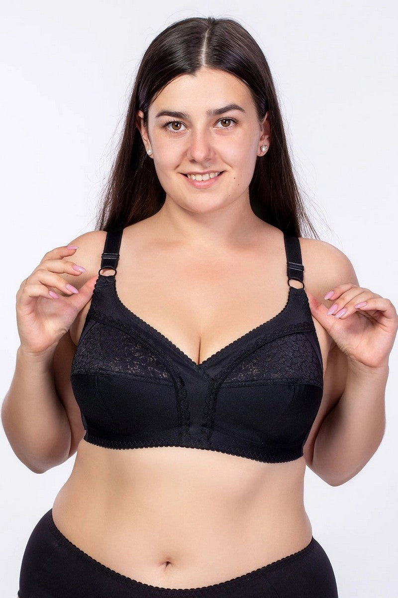 Мягкий бюстгальтер без косточек 241 black