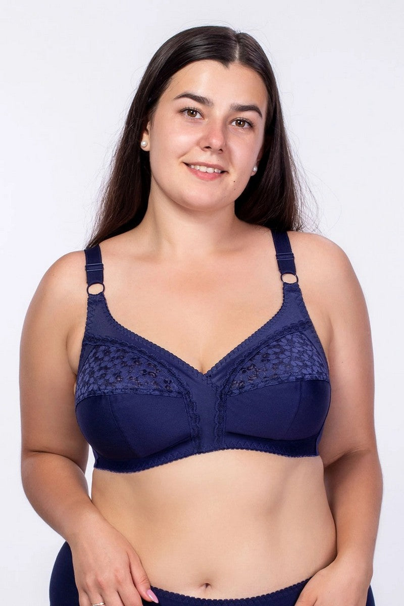 Мягкий бюстгальтер без косточек 241 blue