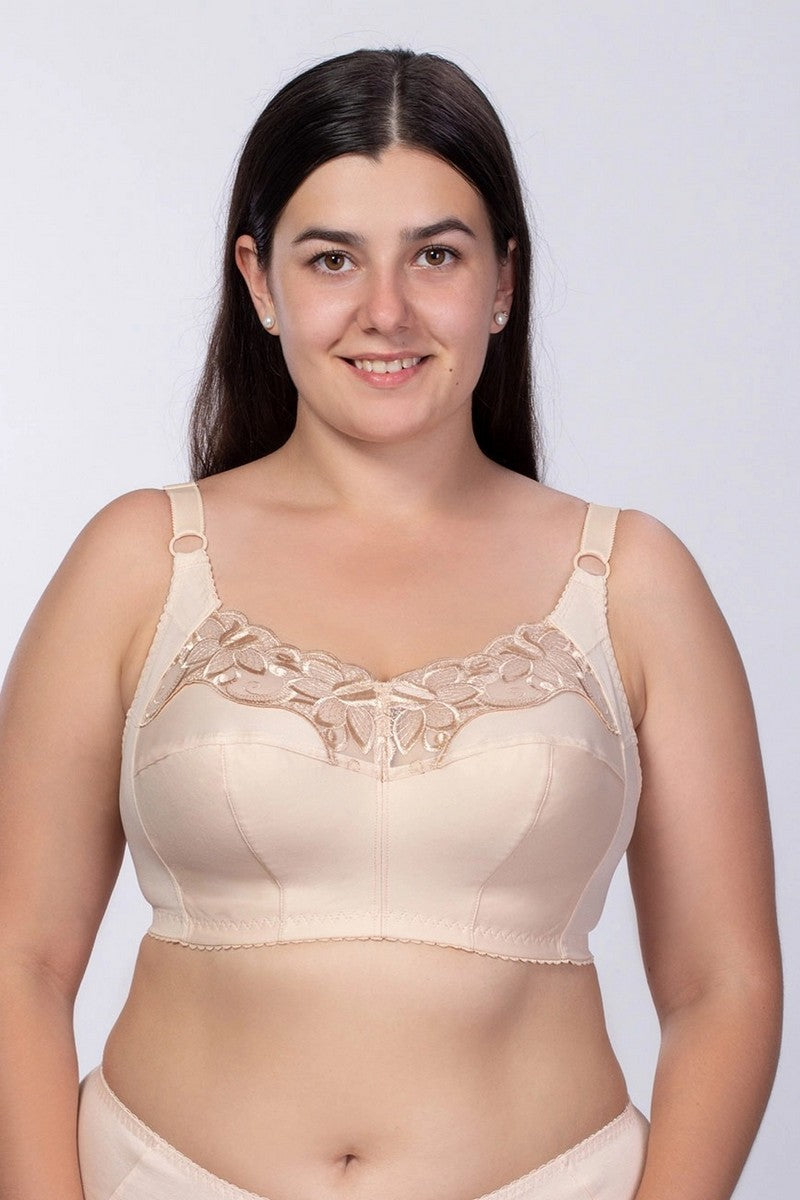Мягкий бюстгальтер с вышивкой 249 beige