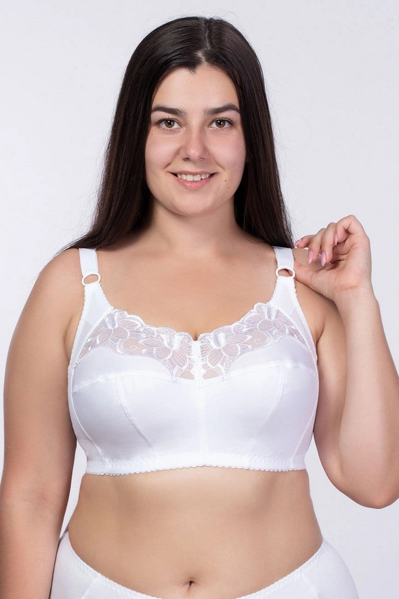 Мягкий бюстгальтер с вышивкой 249 white