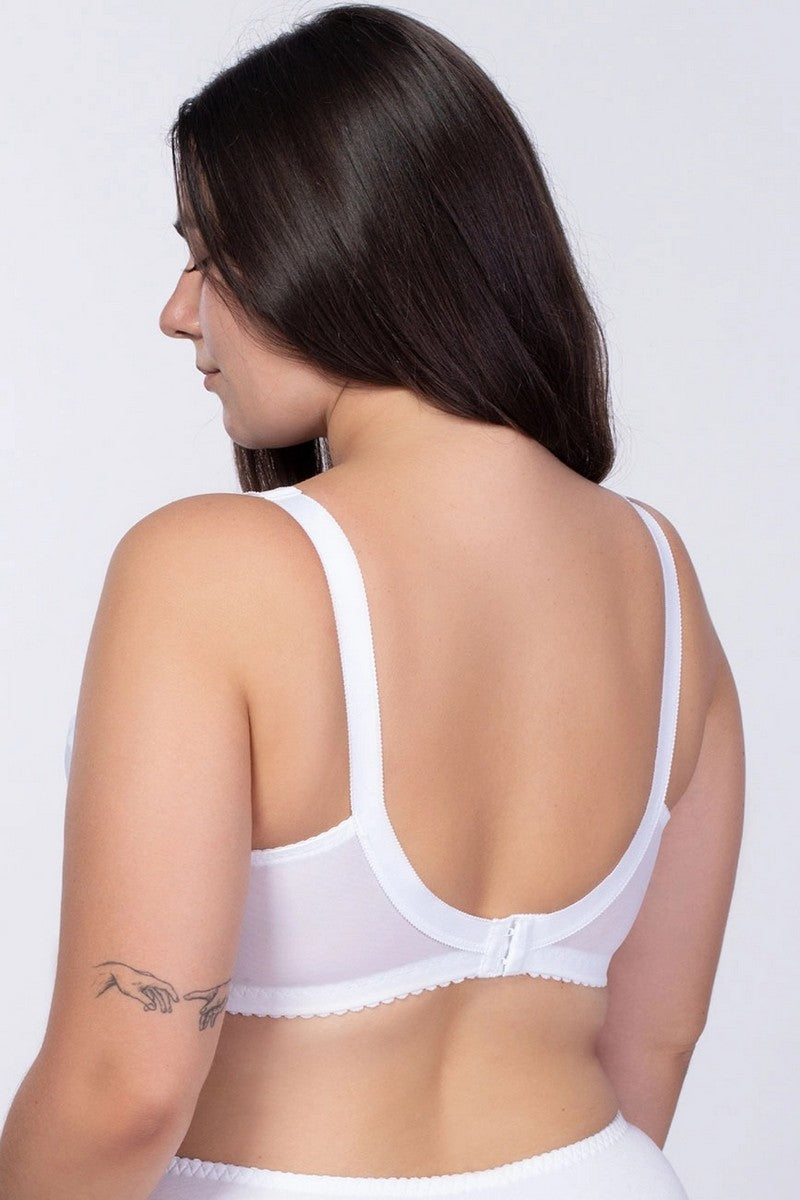 Мягкий бюстгальтер с вышивкой 249 white