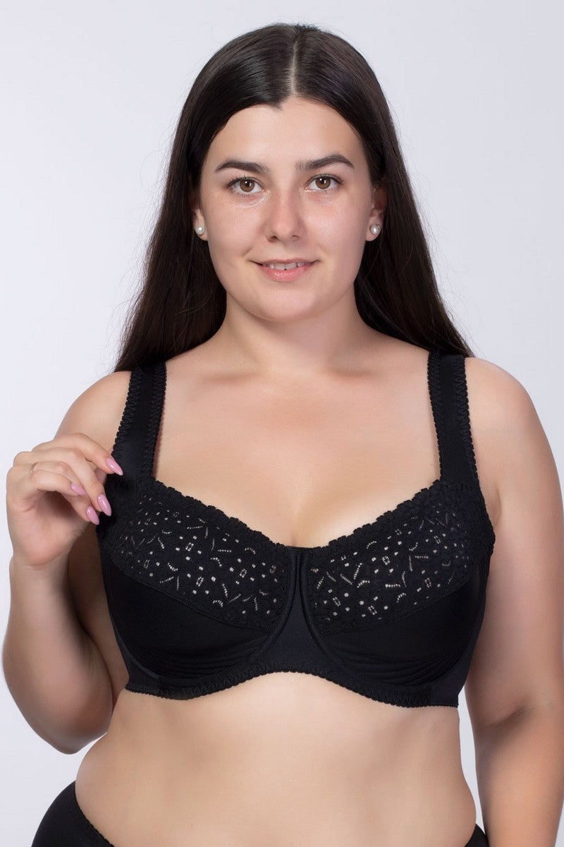 Бюстгальтер с боковой поддержкой 266 black