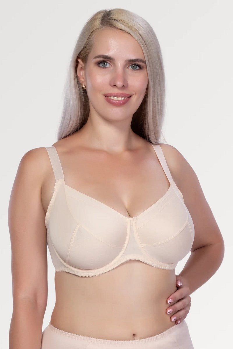 Гладкий бюстгальтер с мягкими чашками 299 beige