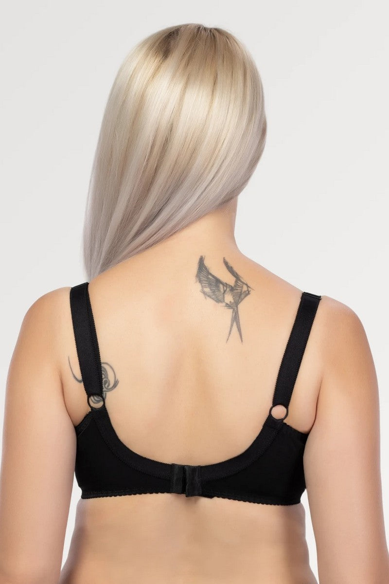 Гладкий бюстгальтер с мягкими чашками 299 black