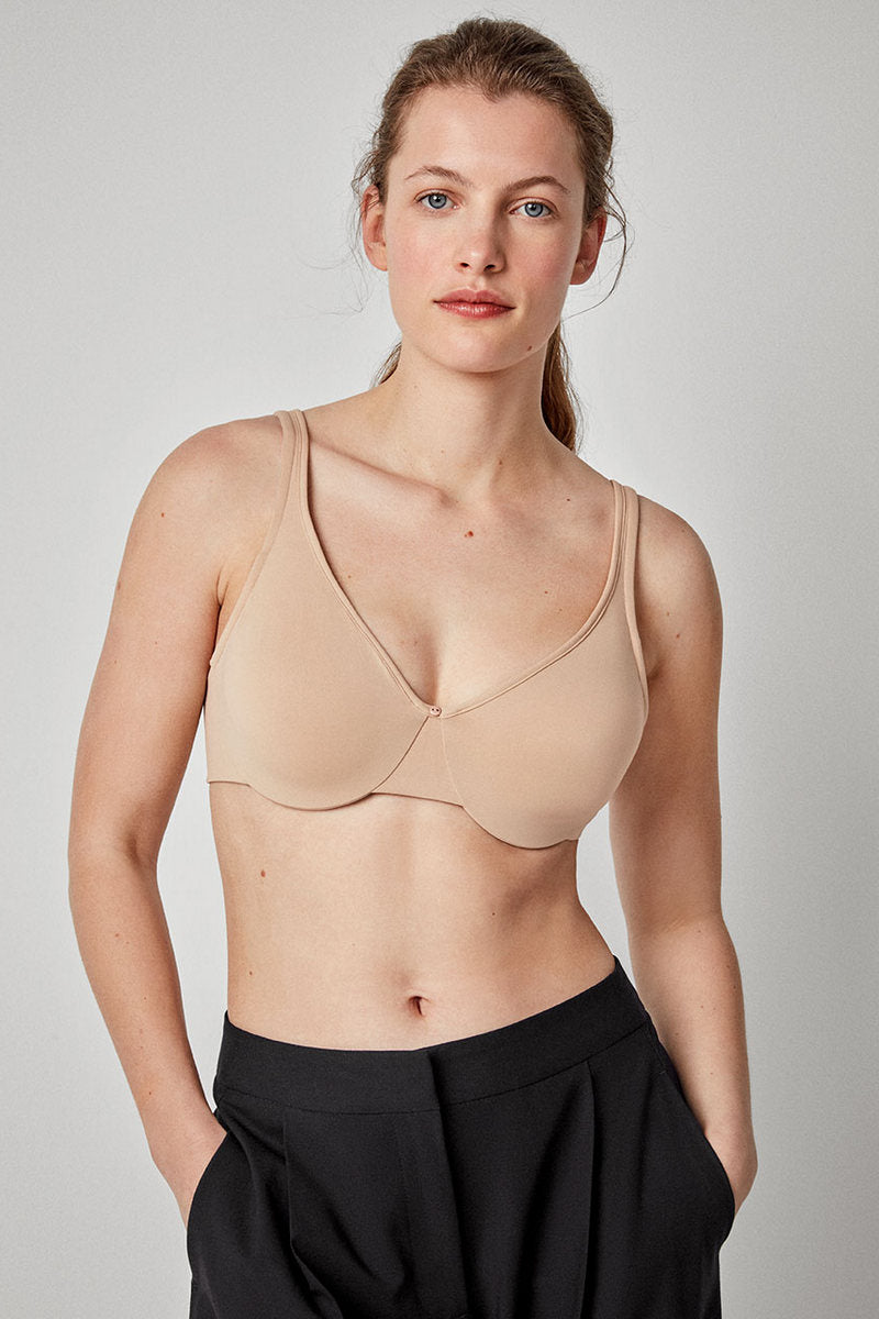 Бесшовный бюстгальтер 110039T beige