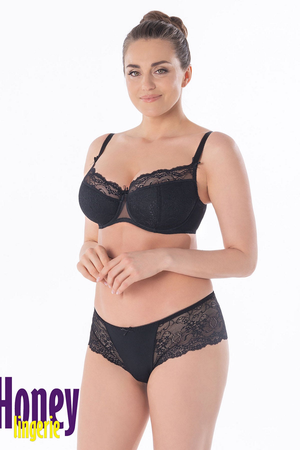 Напівдубльований бюстгальтер H05-14-L black