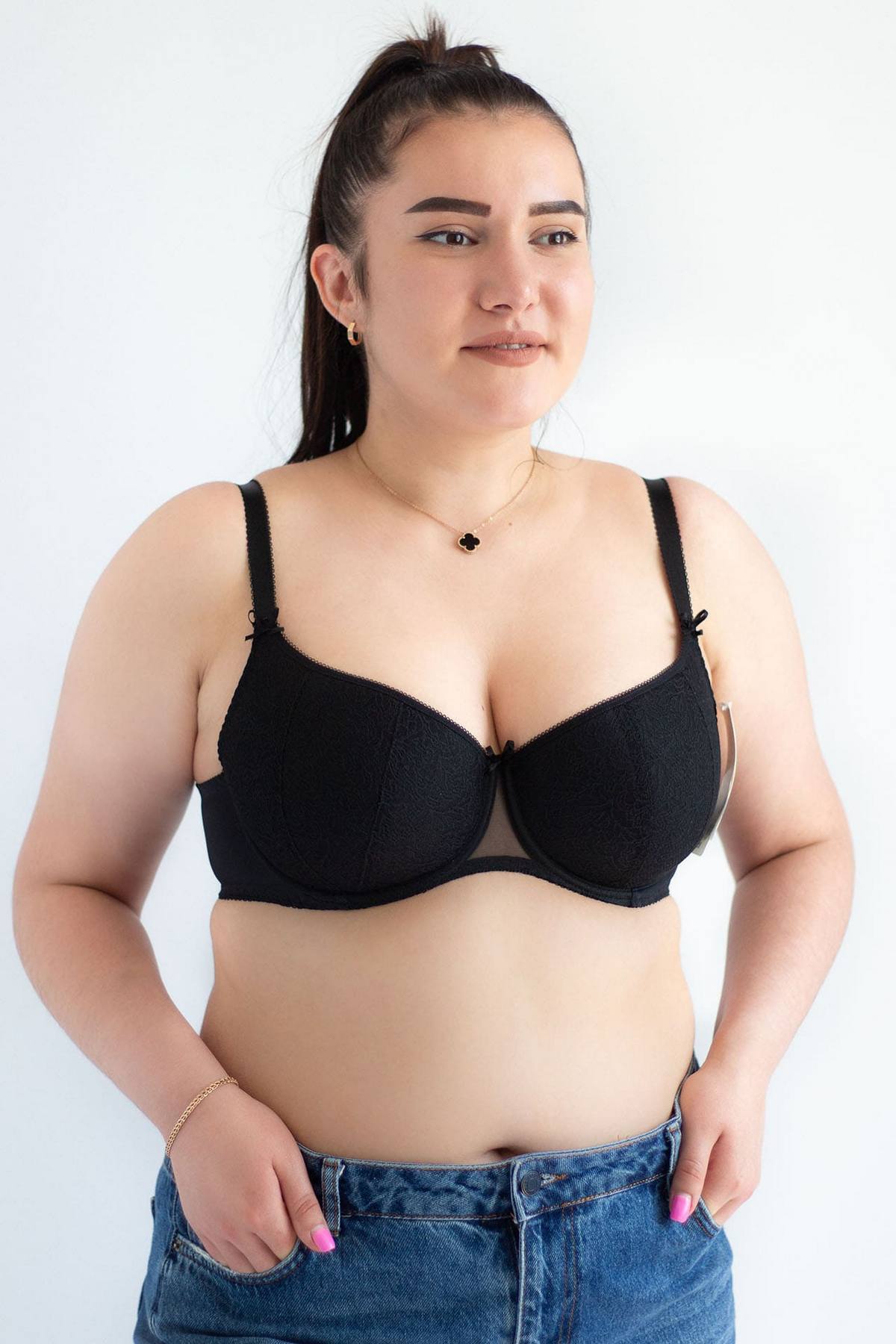 Плотный бюстгальтер H32-16-L black