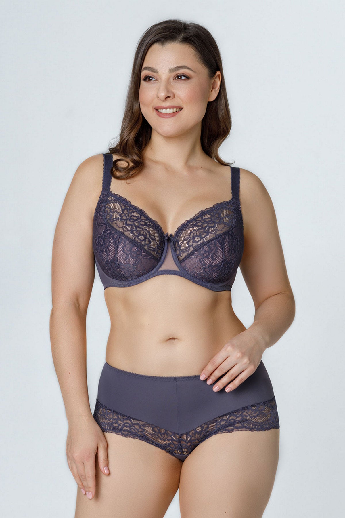 Полудублированный бюстгальтер H38-17-L lilac mist