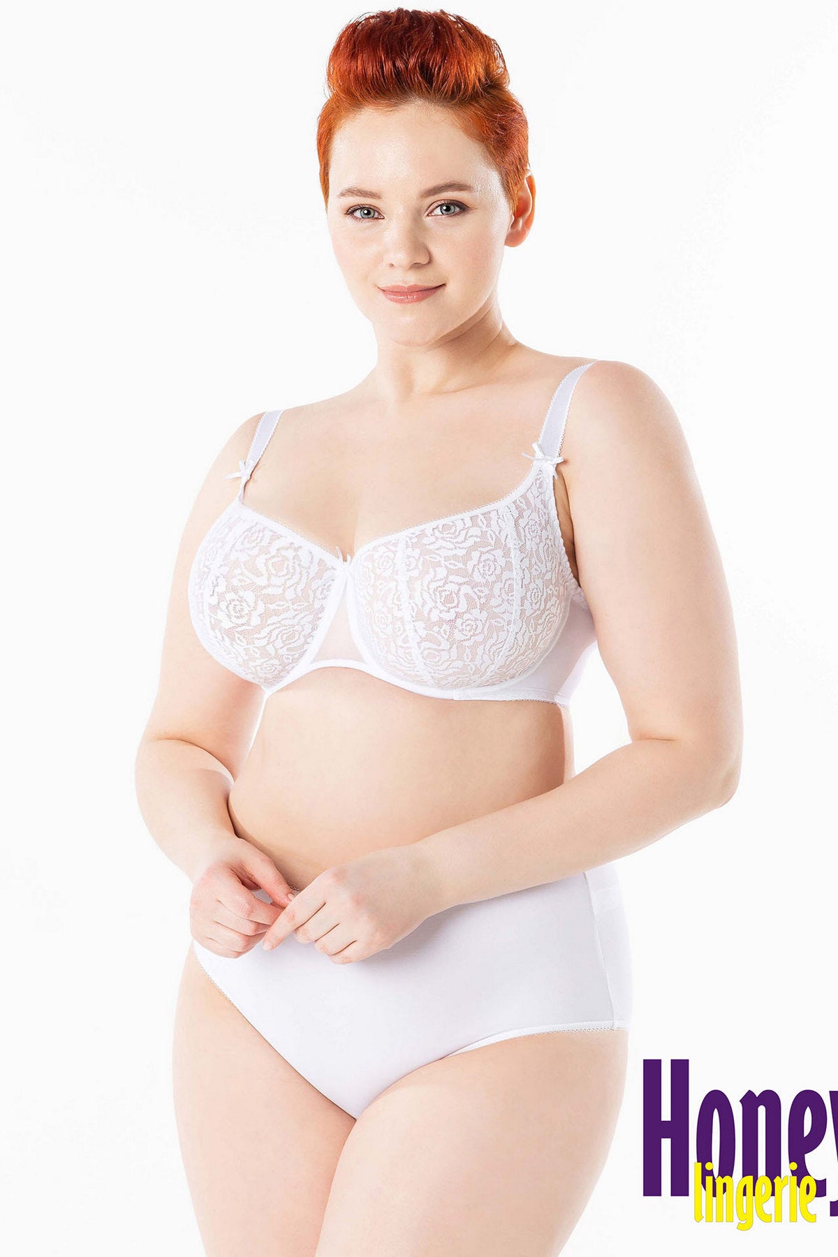 Мягкий бюстгальтер балконет H40-21-L white