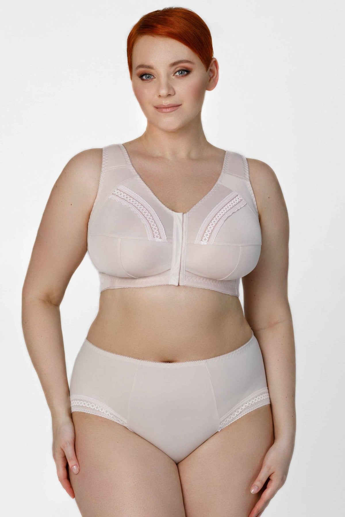 Мягкий бюстгальтер без косточек H47-23-L cream brulee