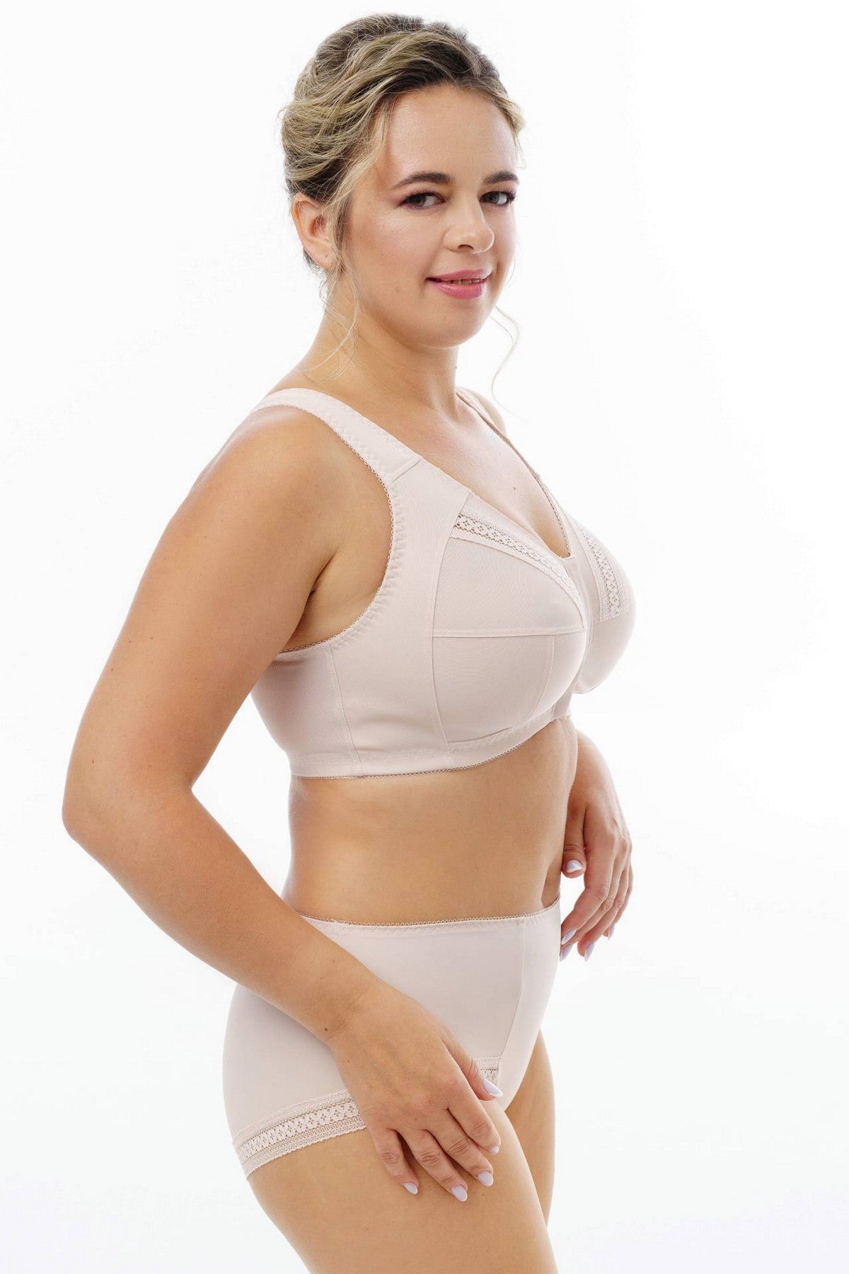 Мягкий бюстгальтер без косточек H47-23-L cream brulee