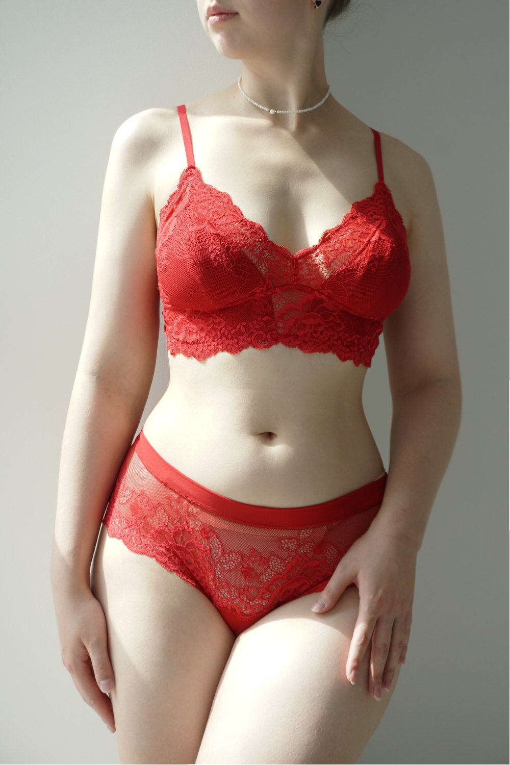 М'який бралет з мереживом 31926 greta red