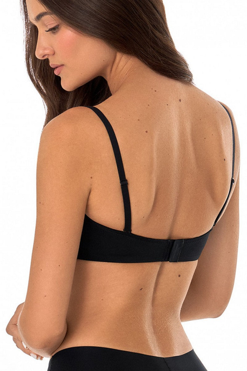 Бесшовный бюстгальтер пуш-ап 1003 Jade black