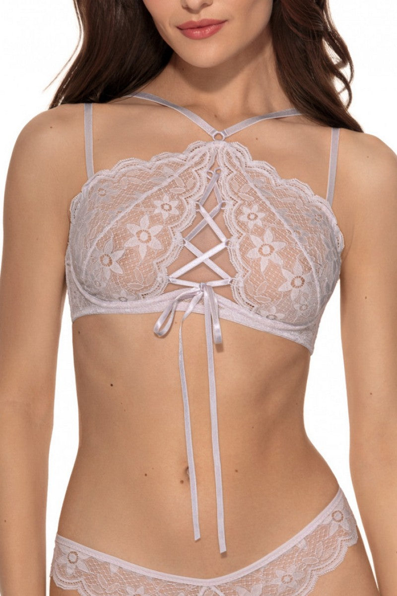 Кружевной холтер-бра 1450/10 Lana soft lilac