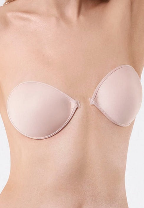 Тканевый бюстгальтер-невидимка BS-02 beige