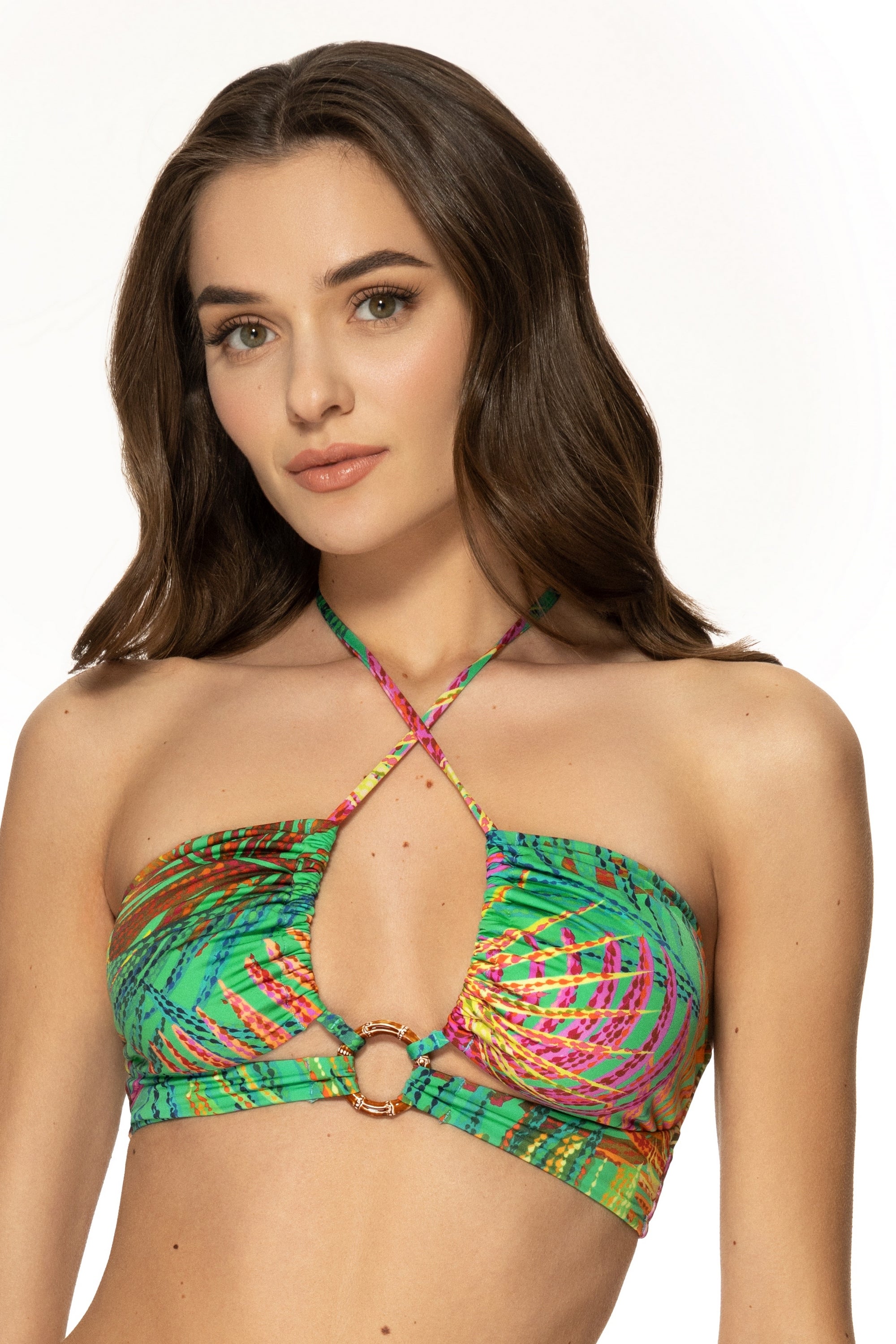 Купальный бюстгальтер 6301/30 Liza green