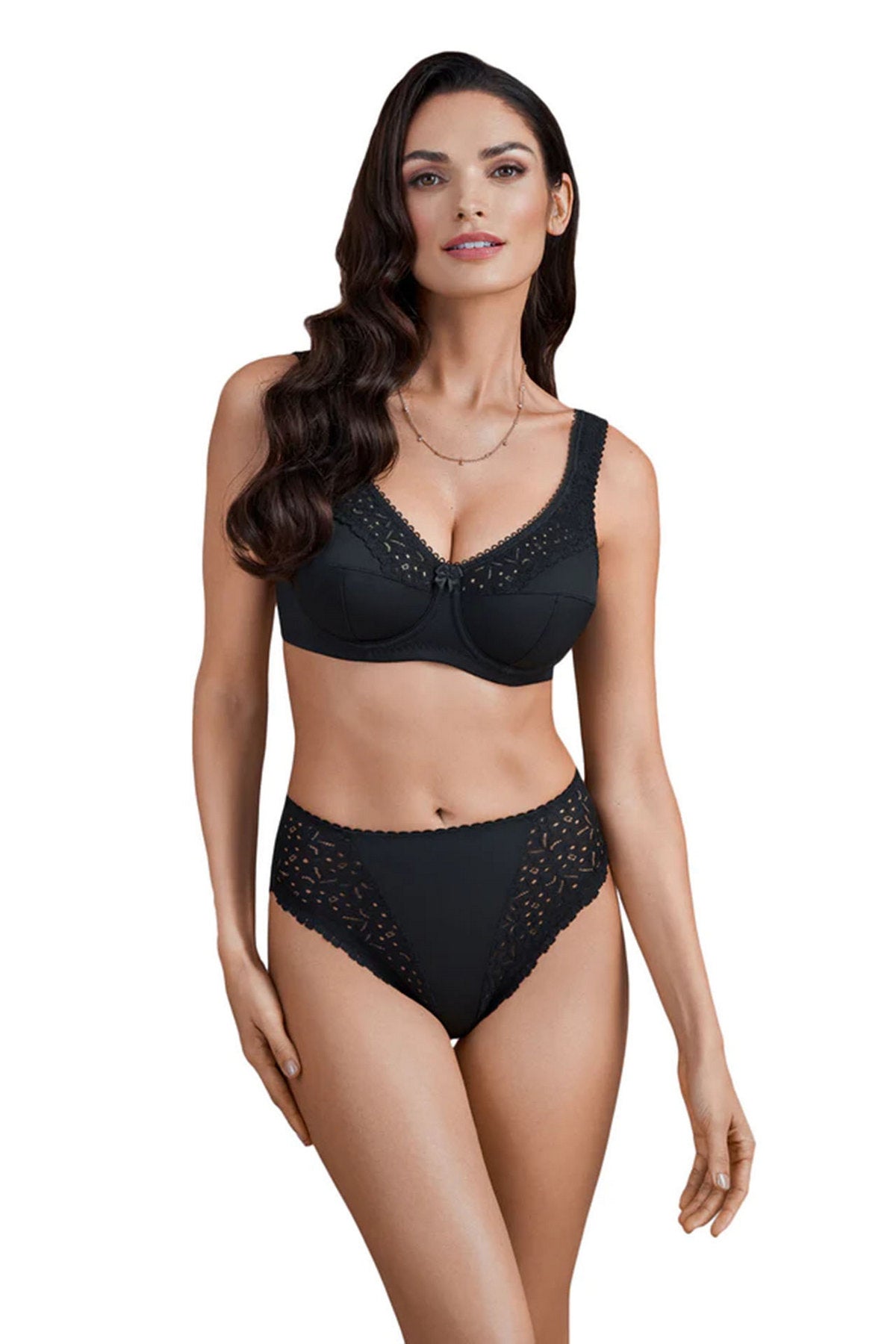 Мягкий бюстгальтер 02131 Cotton Classic black