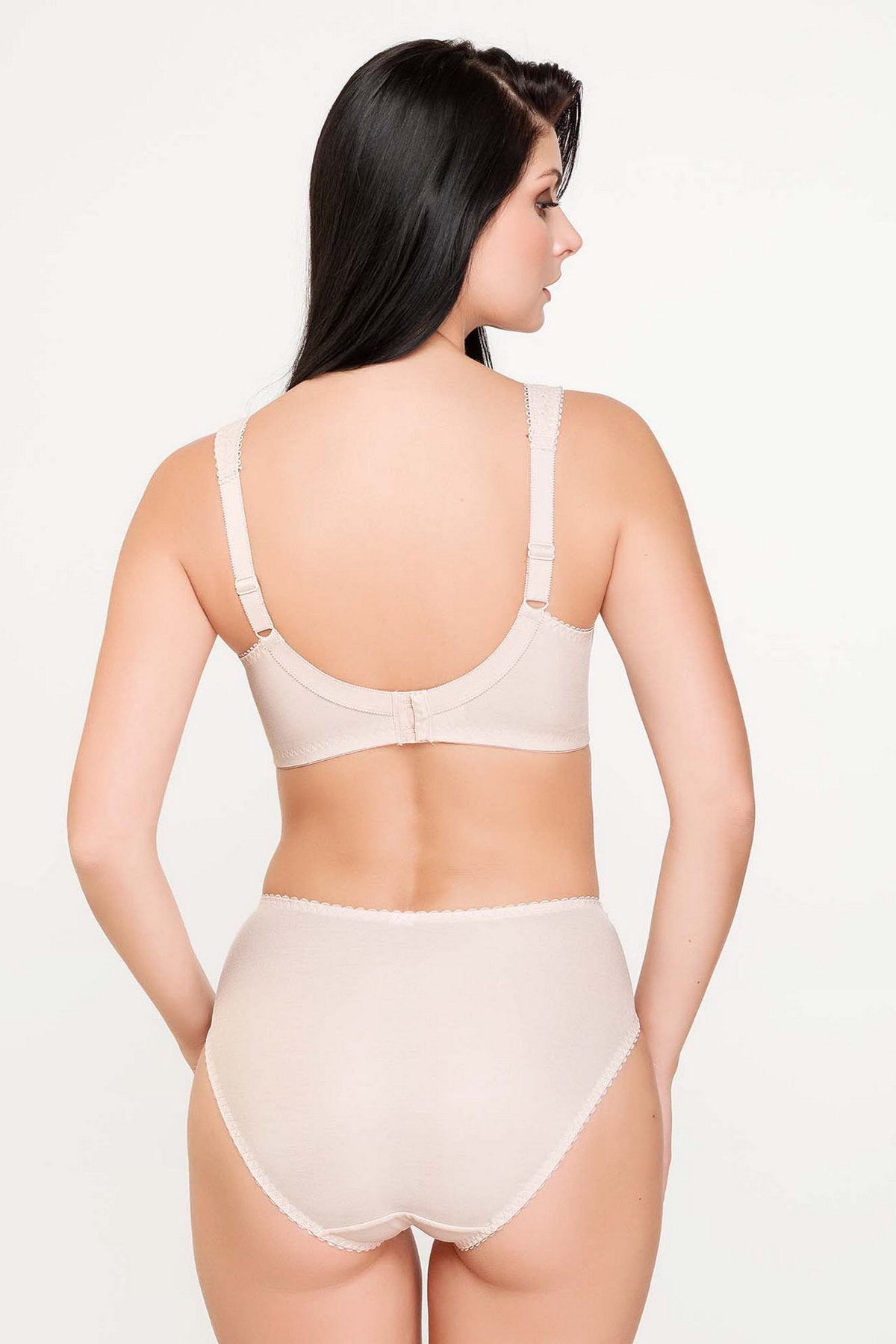 Мягкий бюстгальтер 02150 Cotton Classic silver peony