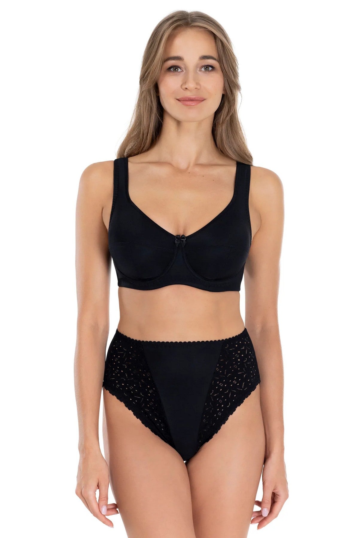 Хлопковый бюстгальтер 2145 Cotton Classic black