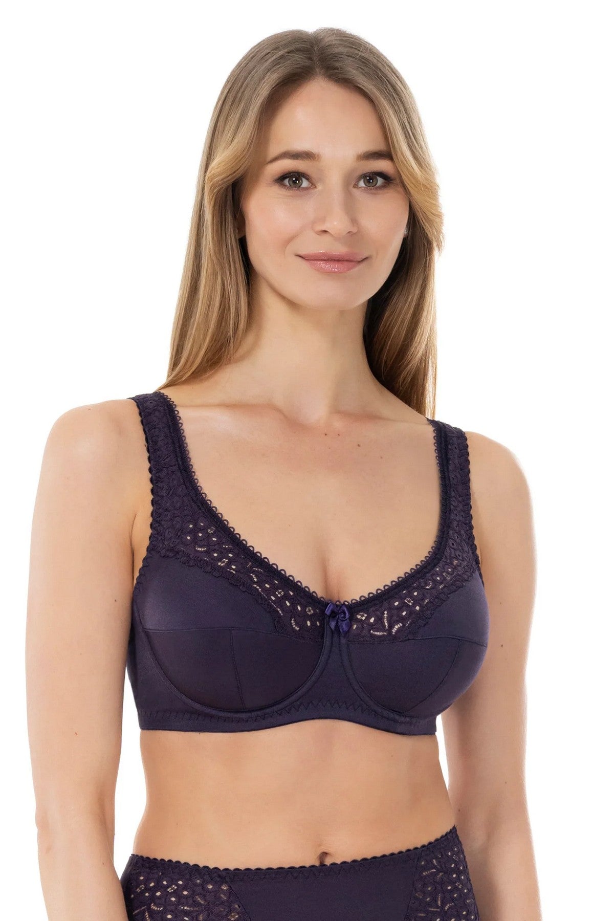 Мягкий бюстгальтер 2150 Cotton Classic blackcurrent jam
