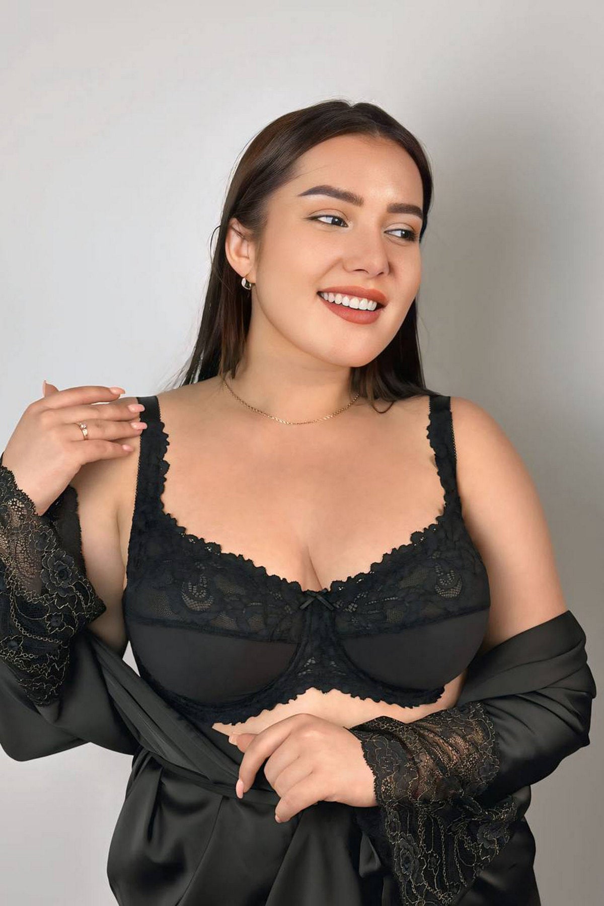 Мягкий бюстгальтер Lace Love 58K20 black