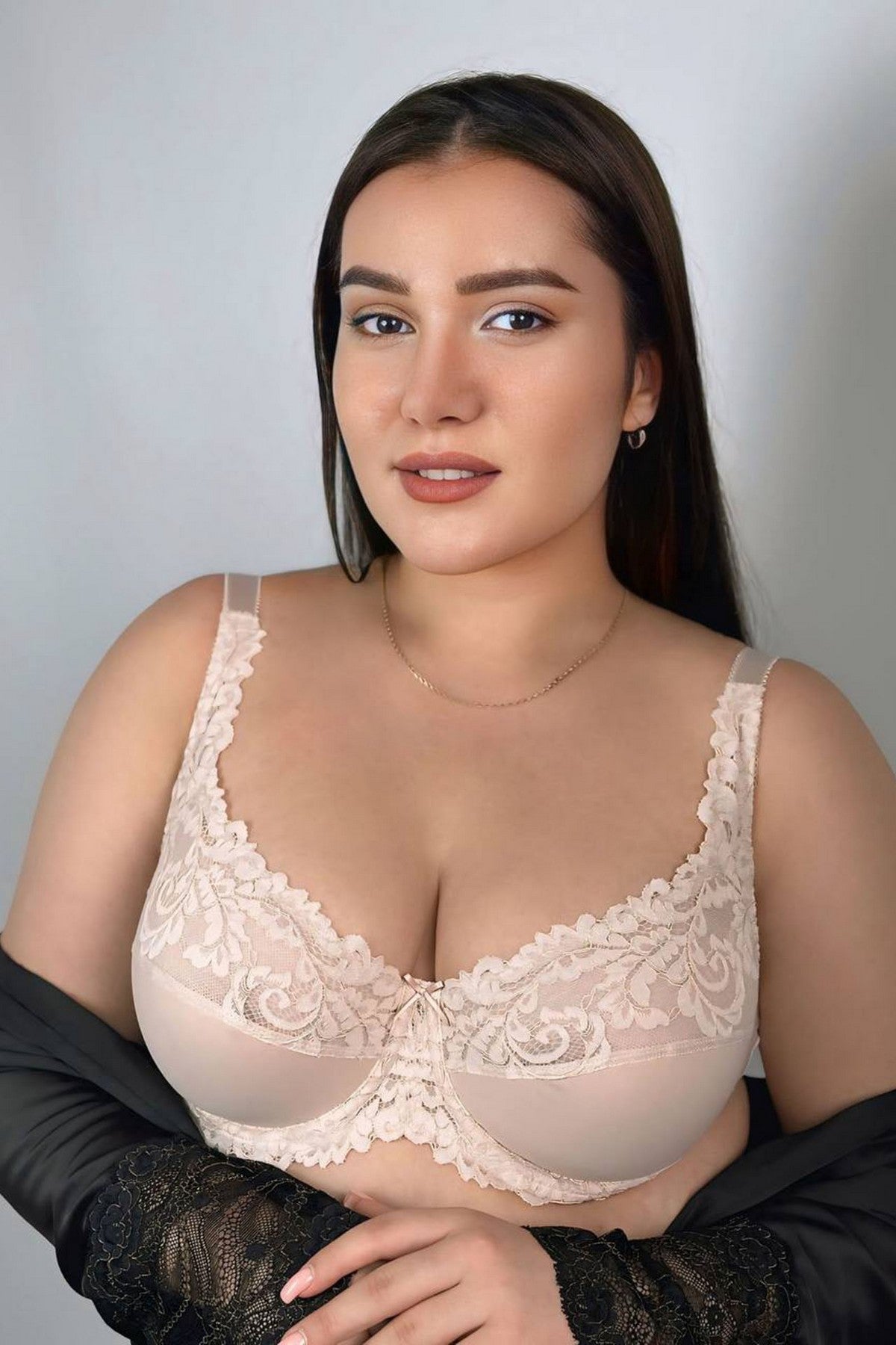 Мягкий бюстгальтер Lace Love 58K20 silver peony