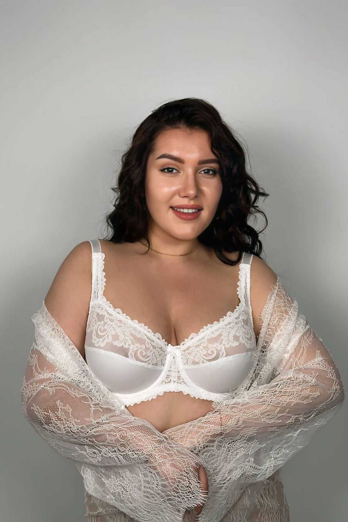 Мягкий бюстгальтер Lace Love 58K21 white