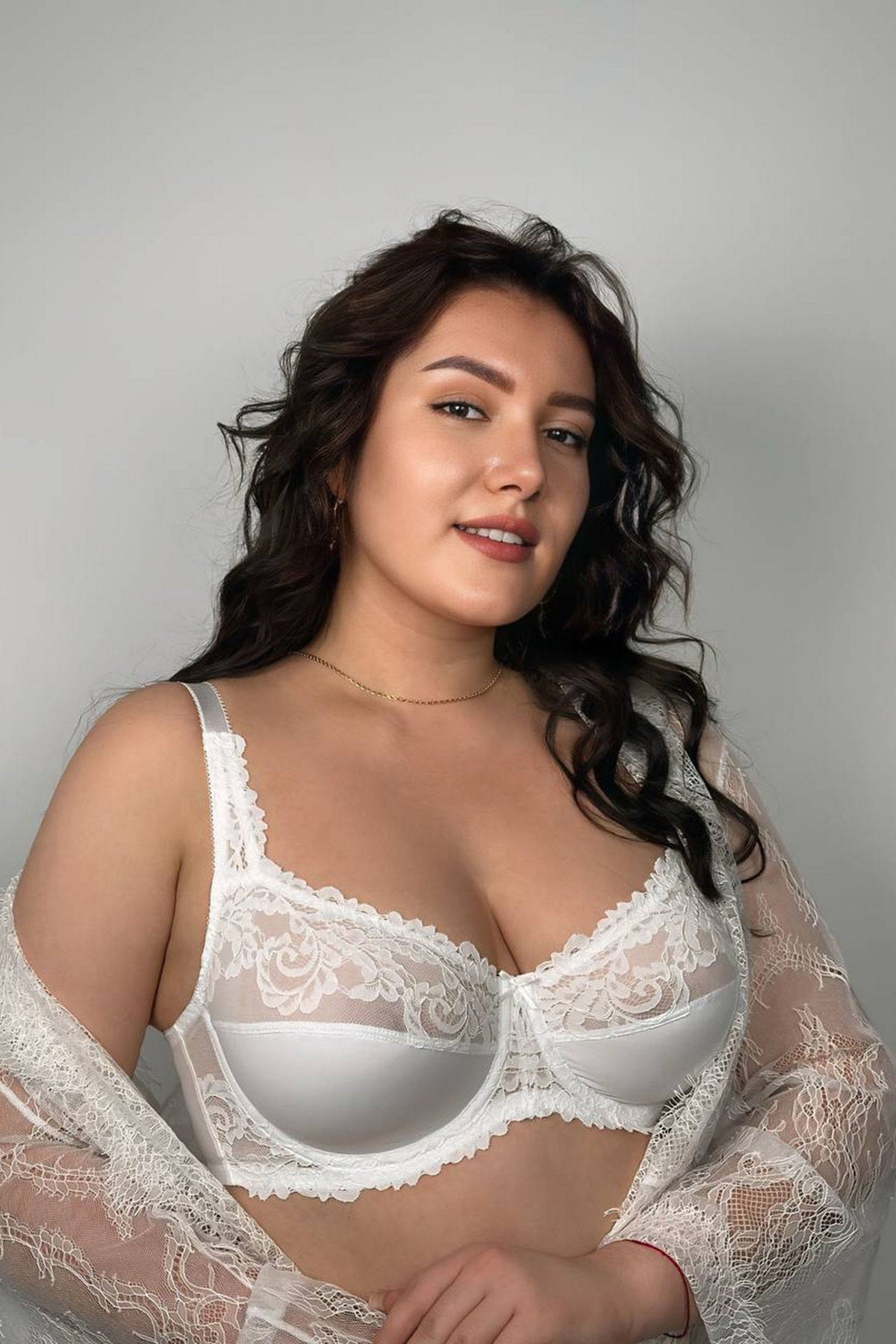 Мягкий бюстгальтер Lace Love 58K21 white